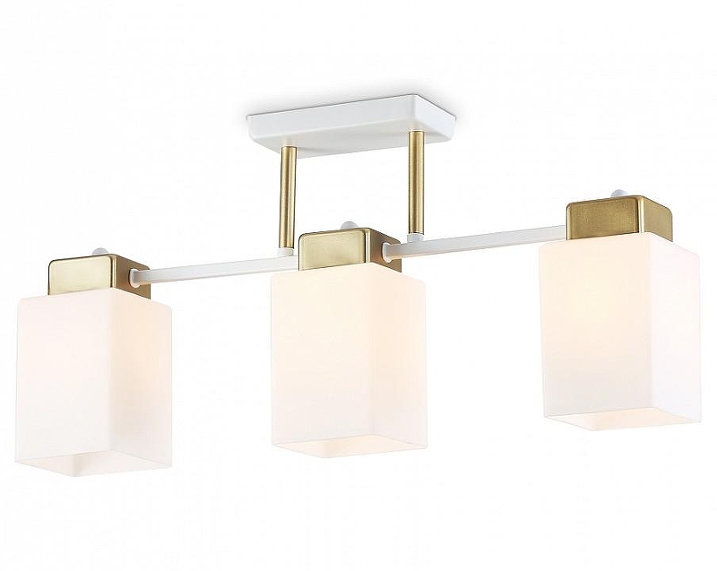 Люстра на штанге Ambrella Light TR TR303045 цвет плафона/подвески Белый, цвет арматуры Белый, Золото