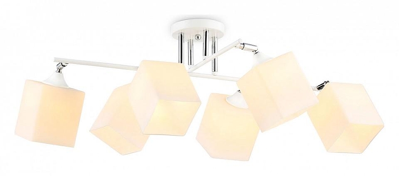 Люстра на штанге Ambrella Light TR TR303088 цвет плафона/подвески Белый, цвет арматуры Белый, Хром