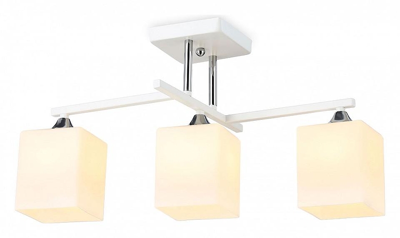 Люстра на штанге Ambrella Light TR TR303113 цвет плафона/подвески Белый, цвет арматуры Белый, Хром