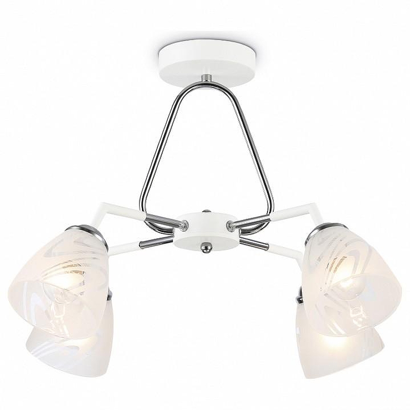 Люстра на штанге Ambrella Light TR TR303291 цвет плафона/подвески Белый, цвет арматуры Белый