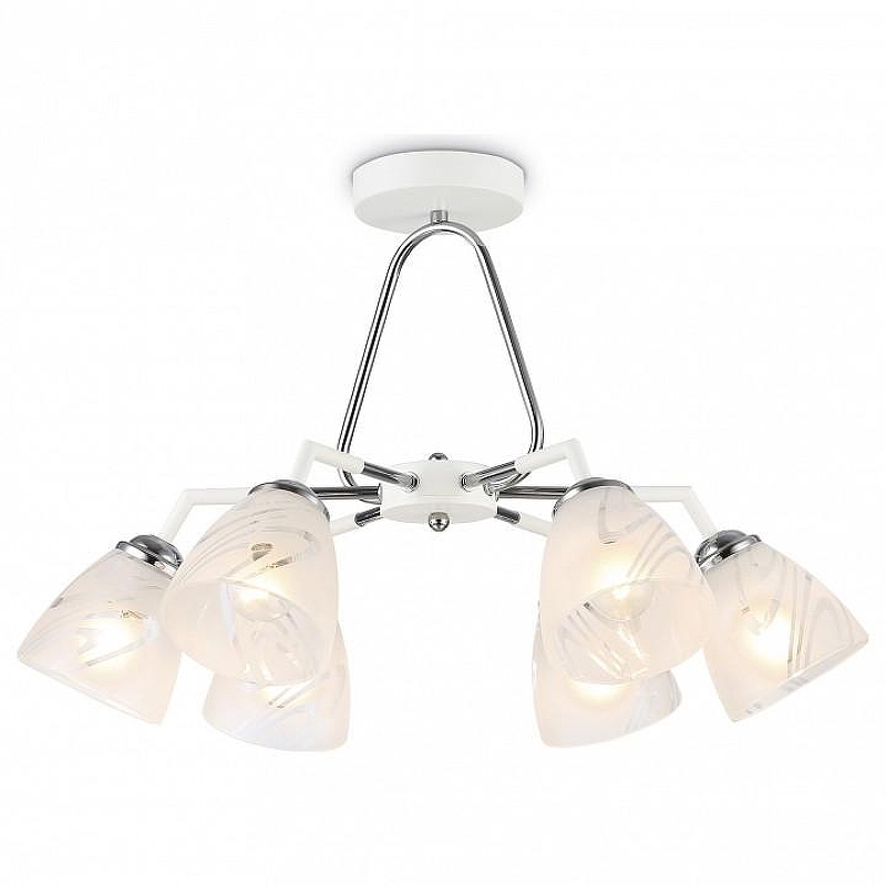 Люстра на штанге Ambrella Light TR TR303292 цвет плафона/подвески Белый, цвет арматуры Белый