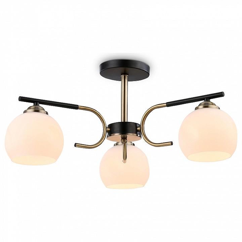 Люстра на штанге Ambrella Light TR TR303311 цвет плафона/подвески Белый, цвет арматуры Черный