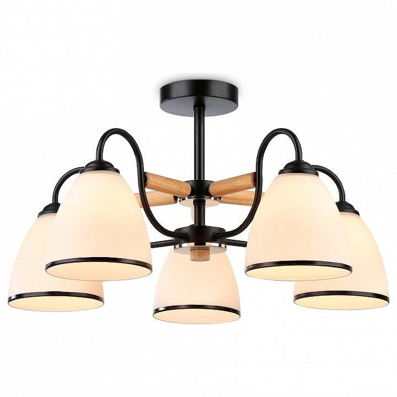 Люстра на штанге Ambrella Light TR TR3033245 цвет плафона/подвески Белый, цвет арматуры Черный