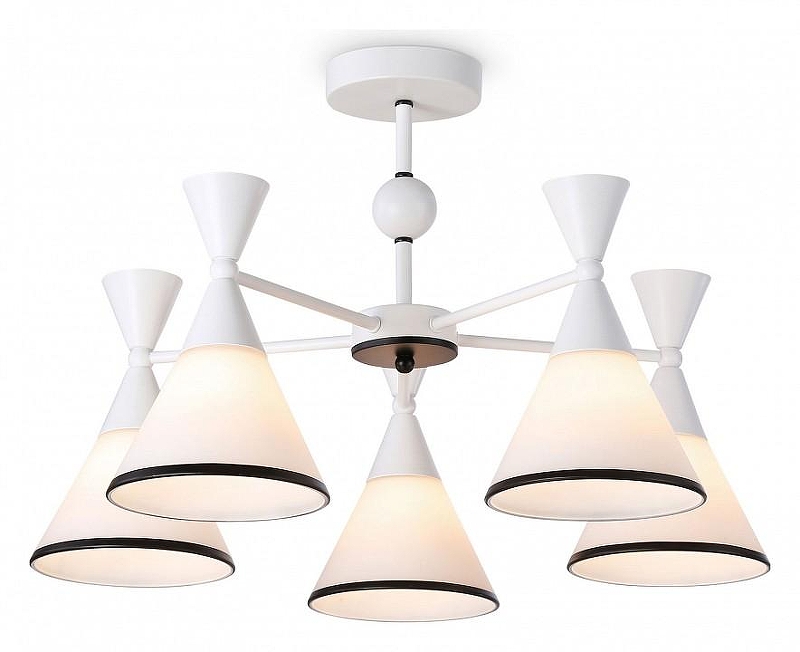Люстра на штанге Ambrella Light TR TR3165 цвет плафона/подвески Белый, цвет арматуры Белый