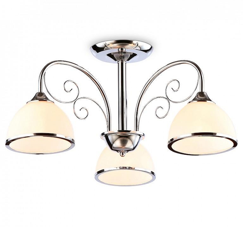 Люстра на штанге Ambrella Light TR TR3181 цвет плафона/подвески Белый, цвет арматуры Хром