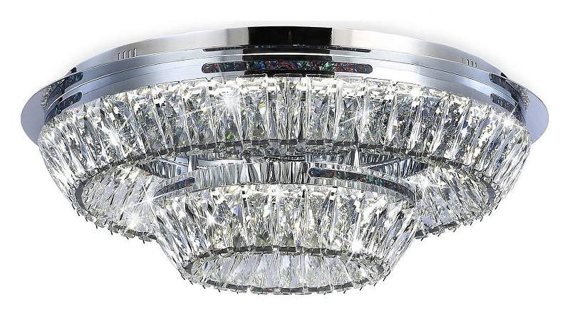 Люстра на штанге Ambrella Light TR TR5029 цвет плафона/подвески Прозрачный, цвет арматуры Хром