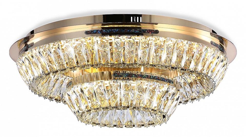 Люстра на штанге Ambrella Light TR TR5031 цвет плафона/подвески Прозрачный, цвет арматуры Золото