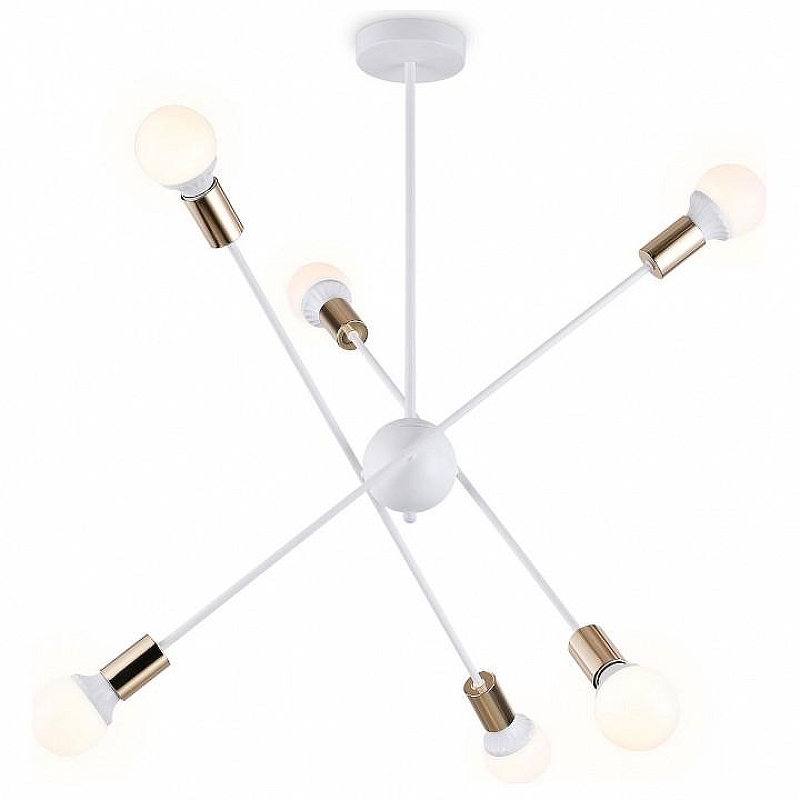 Люстра на штанге Ambrella Light TR TR80432 цвет арматуры Белый, Золото