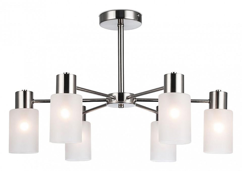 Люстра на штанге Ambrella Light TRADITIONAL TR9572 цвет плафона/подвески Белый, цвет арматуры Хром