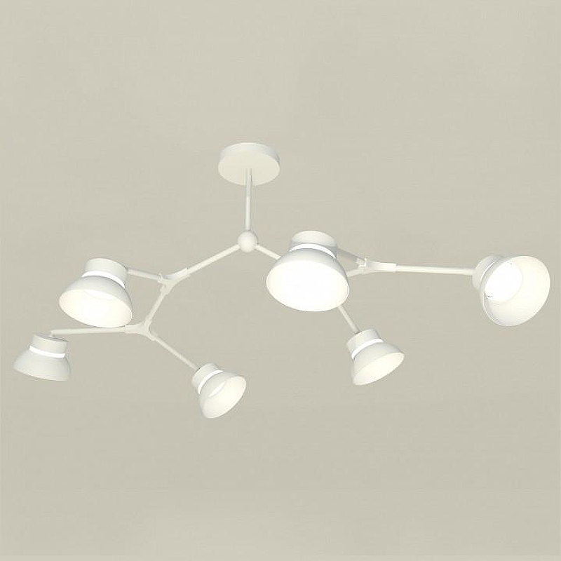 Люстра на штанге Ambrella Light XB XB9055100 цвет плафона/подвески Белый, цвет арматуры Белый