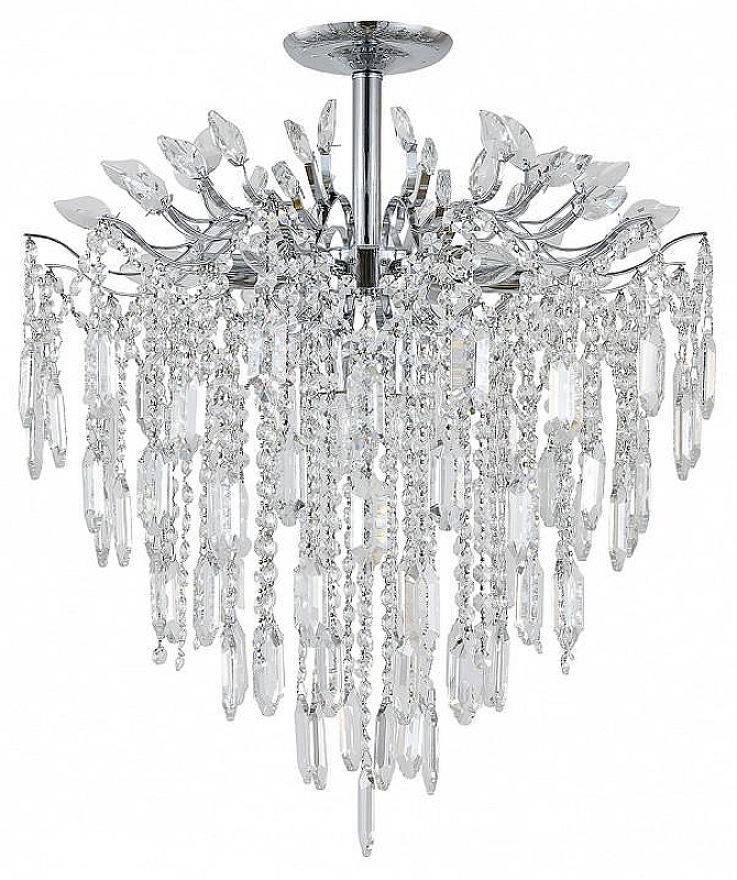 Люстра на штанге Escada Neda 2135/8P Chrome цвет плафона/подвески Прозрачный, цвет арматуры Хром