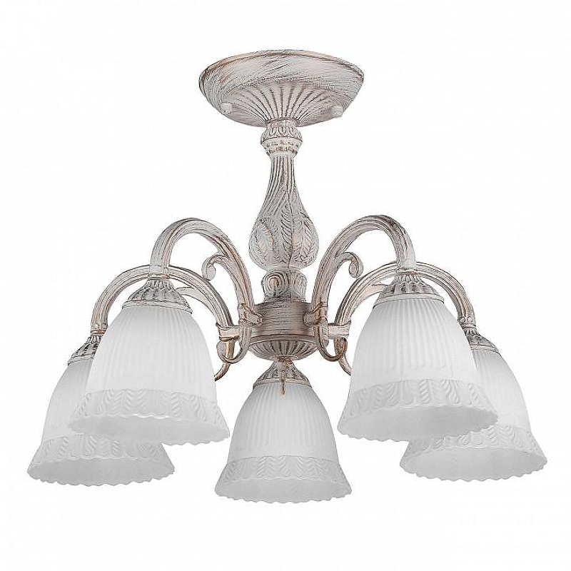 Люстра на штанге Escada Versailles 1114/5PL White цвет плафона/подвески Белый, цвет арматуры Белый