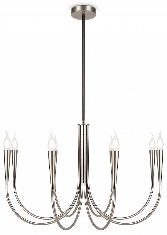 Люстра на штанге Freya Branches FR5253PL-08N цвет арматуры Никель