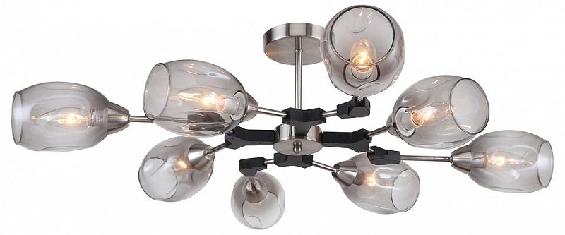 Люстра на штанге Freya Ollison FR5061PL-08N высота 245 мм