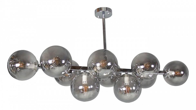 Люстра на штанге Kink Light Сида 07508-10А,02(16) цвет плафона/подвески Тонированный, цвет арматуры Хром