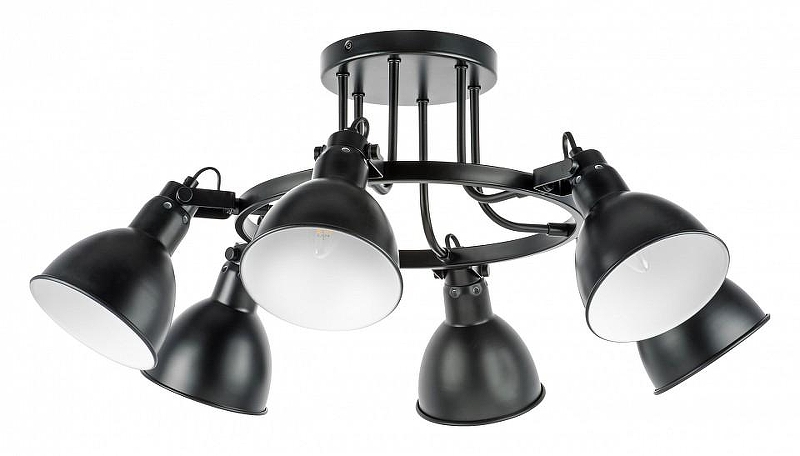 Люстра на штанге Lightstar Acrobata 761067 цвет плафона/подвески Черный, цвет арматуры Черный