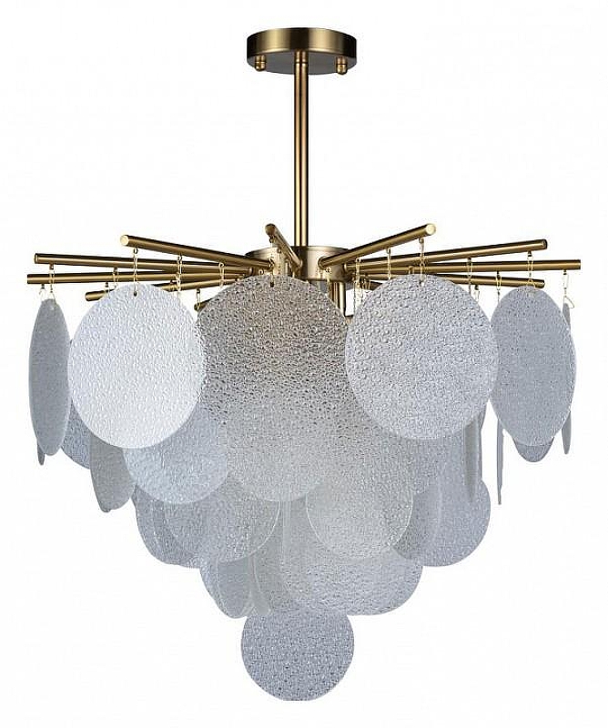 Люстра на штанге Loft it Frost 10022/600 цвет плафона/подвески Прозрачный, цвет арматуры Латунь