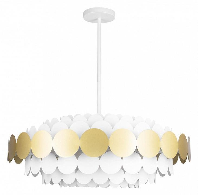 Люстра на штанге Loft it Ju1cy 10310/M Gold цвет плафона/подвески Белый, Золото, цвет арматуры Белый