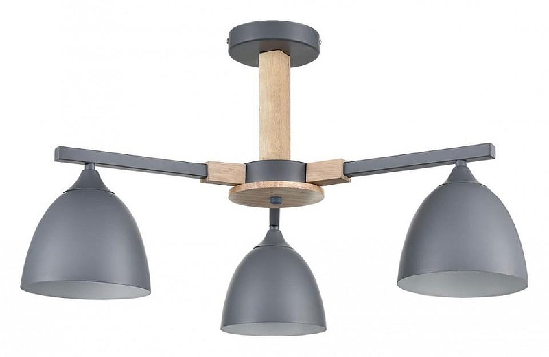 Люстра на штанге Lumion Colange 8096/3C цвет плафона/подвески Серый, цвет арматуры Серый