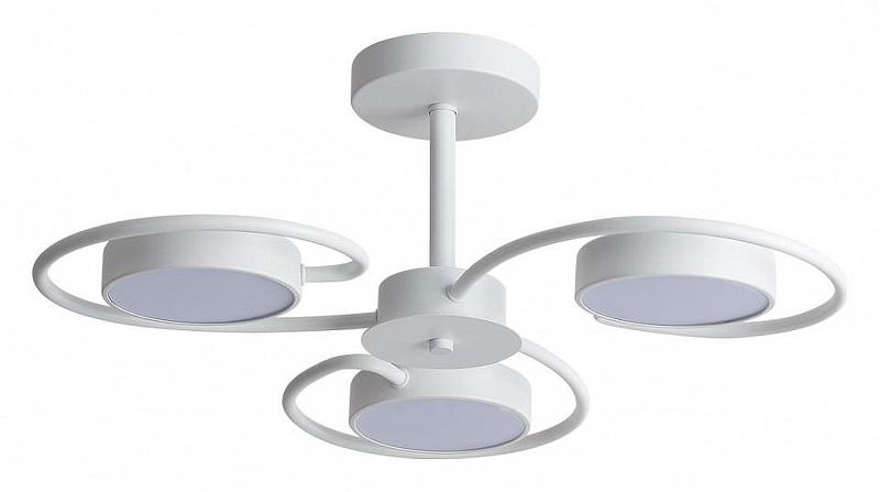 Люстра на штанге Lumion Evin 5657/36CL цвет плафона/подвески Белый, цвет арматуры Белый