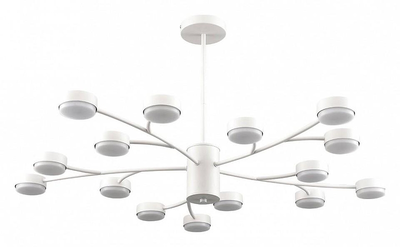 Люстра на штанге Lumion TORINA 8265/15 цвет плафона/подвески Белый, цвет арматуры Белый