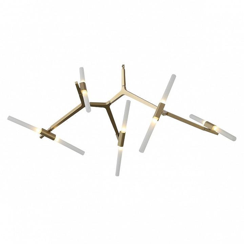 Люстра на штанге ST-Luce Lacon1c1ta SL947.202.10 цвет плафона/подвески Белый, цвет арматуры Золото