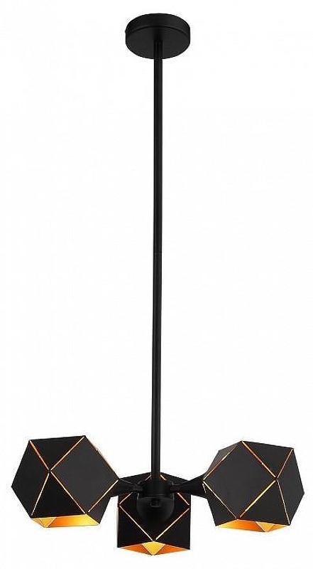 Люстра на штанге ST-Luce SL258 SL258.402.03 цвет плафона/подвески Черный, цвет арматуры Черный