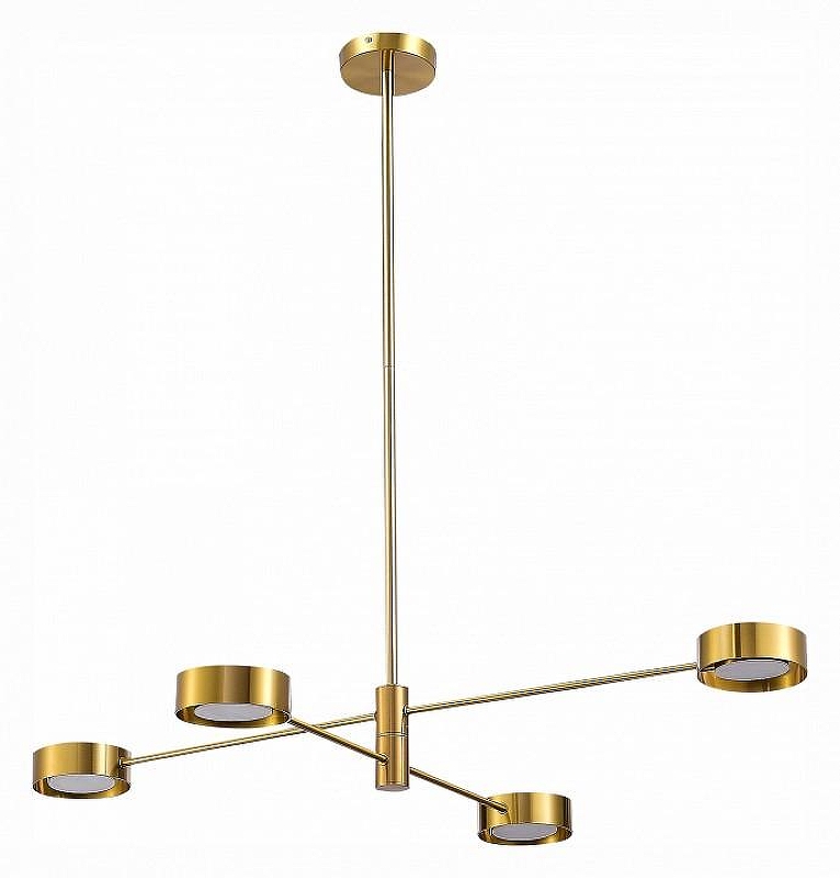 Люстра на штанге ST-Luce V1co SL6504.302.04 цвет плафона/подвески Латунь, цвет арматуры Латунь