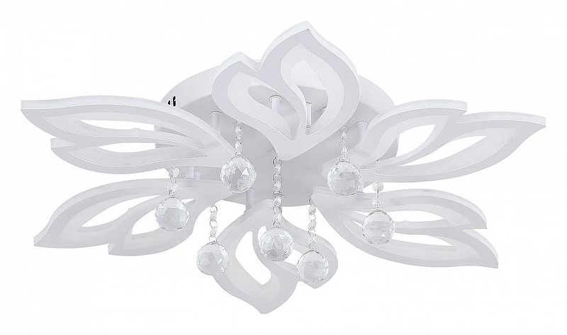Люстра Natali Kovaltseva Sand LED LAMPS 81241 цвет плафона/подвески Белый, Прозрачный, цвет арматуры Белый