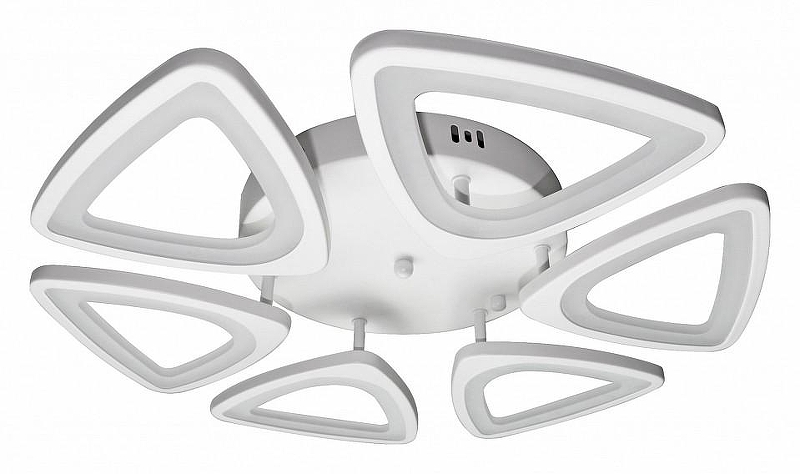 Люстра Natali Kovaltseva Smart home LED LAMPS 81216 цвет плафона/подвески Белый, цвет арматуры Белый