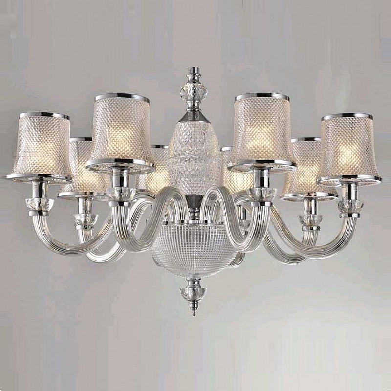 Люстра Newport 11500 11508/C цвет плафона/подвески Прозрачный, цвет арматуры Хром