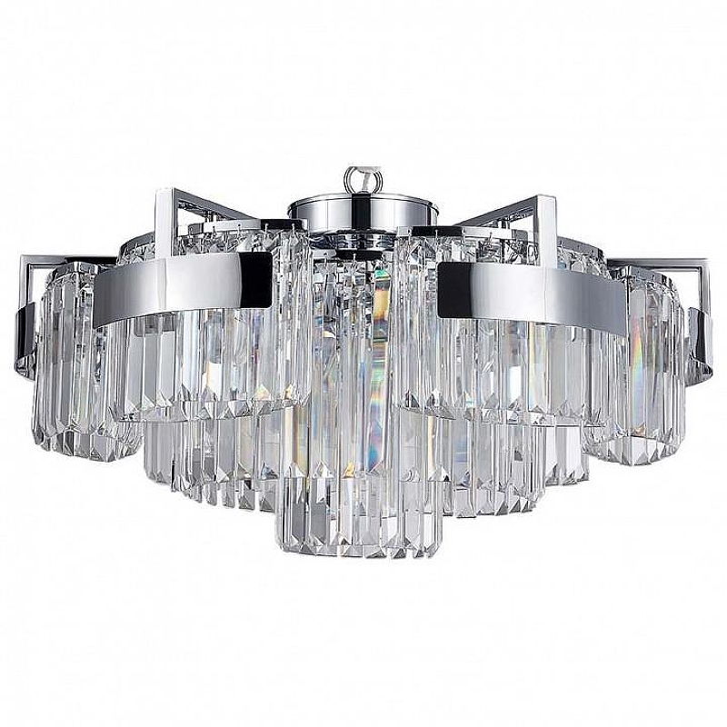 Люстра Newport 4350 4356+3/C chrome цвет плафона/подвески Прозрачный, цвет арматуры Хром