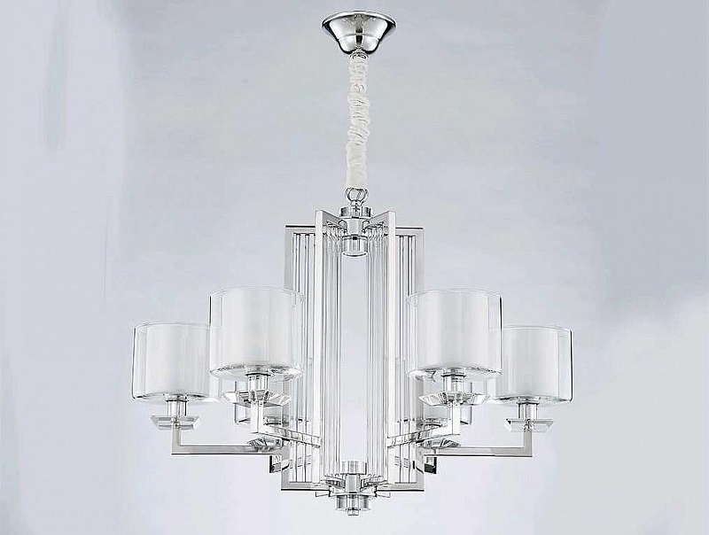 Люстра Newport 4400 4406+1/C chrome цвет плафона/подвески Прозрачный, цвет арматуры Прозрачный, Хром