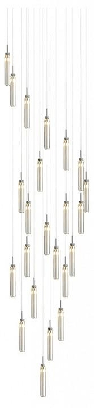Люстра Newport 4520 4528+14/S chrome цвет плафона/подвески Прозрачный, цвет арматуры Хром