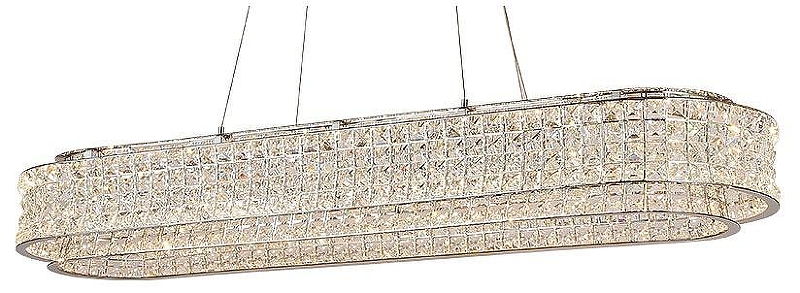 Люстра Newport 8510 8510/120 chrome цвет плафона/подвески Прозрачный, цвет арматуры Хром