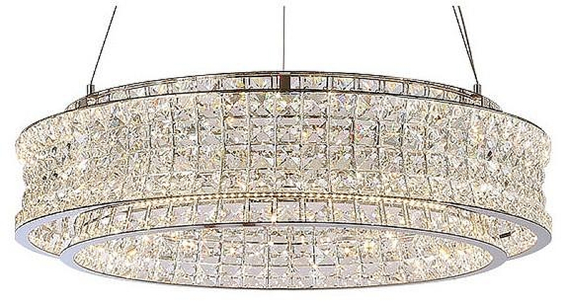 Люстра Newport 8510 8510/60 chrome цвет плафона/подвески Прозрачный, цвет арматуры Хром