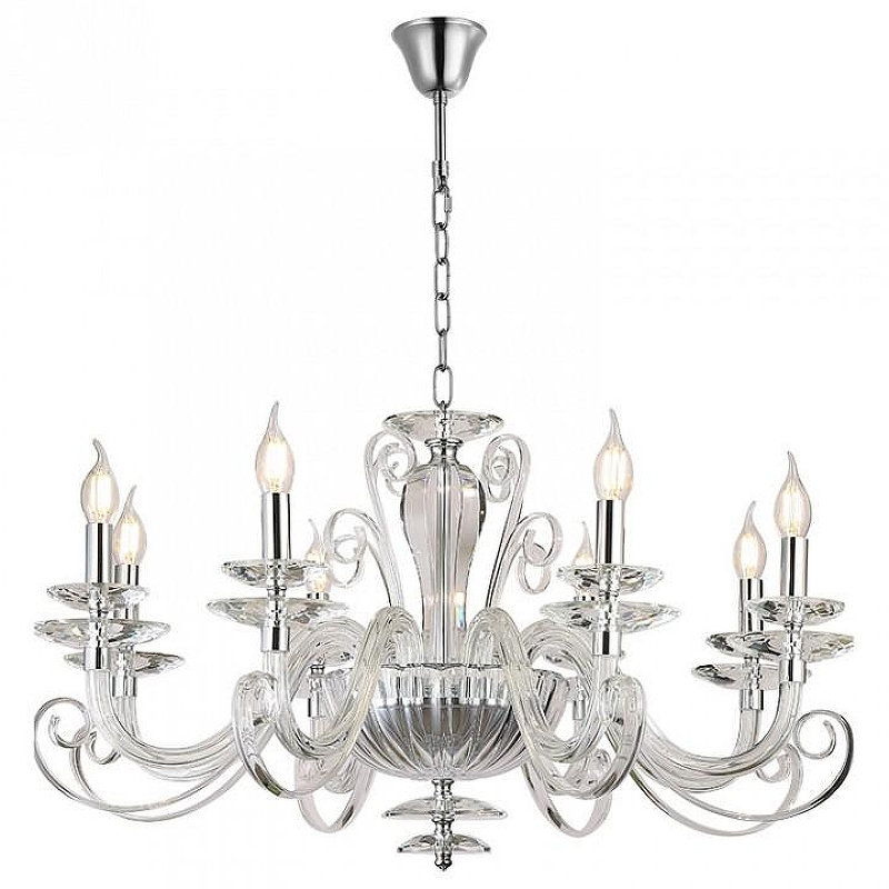 Люстра Newport ANNABELLE 8578/C chrome цвет плафона/подвески Прозрачный, цвет арматуры Хром
