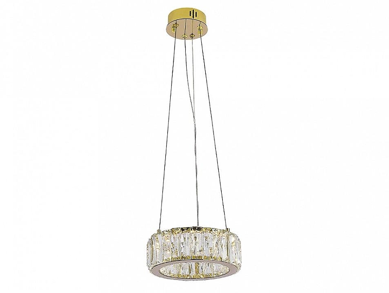Люстра Newport CRYSTAL М0071025 цвет плафона/подвески Золото, Прозрачный, цвет арматуры Золото