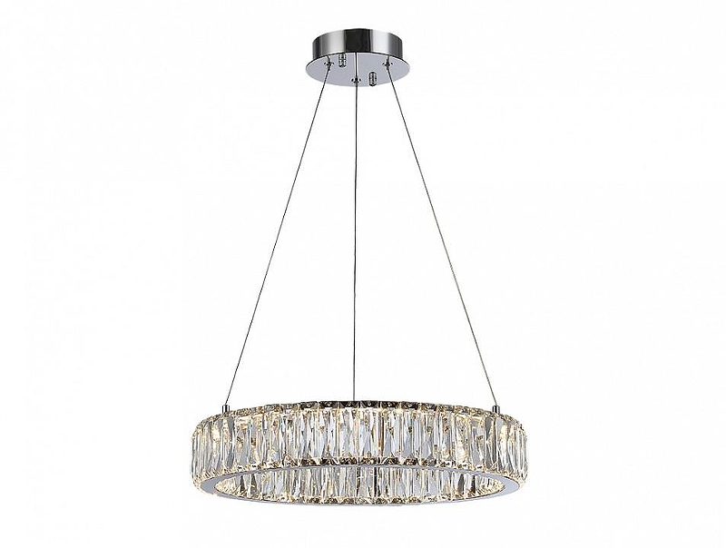 Люстра Newport CRYSTAL М0071026 цвет плафона/подвески Прозрачный, Хром, цвет арматуры Хром