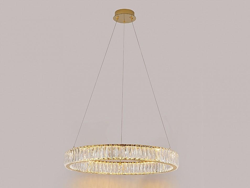 Люстра Newport CRYSTAL М0071029 цвет плафона/подвески Золото, Прозрачный, цвет арматуры Золото