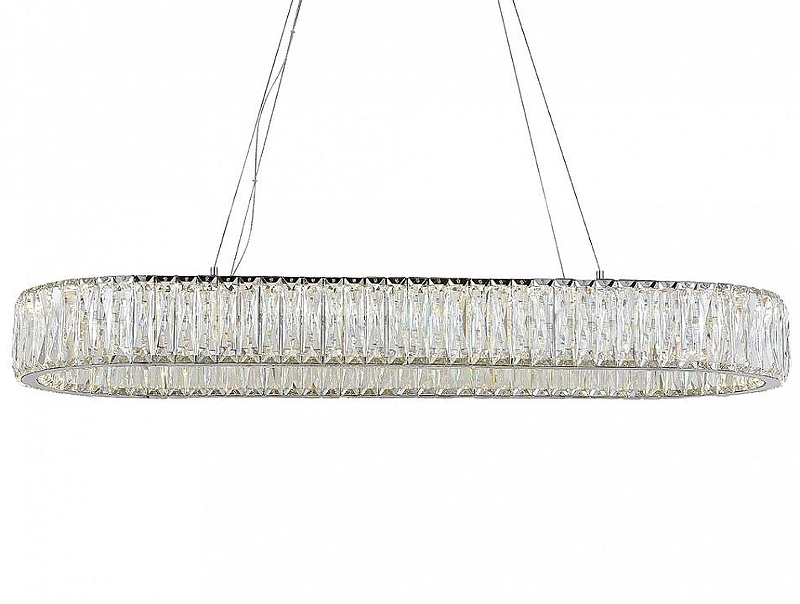 Люстра Newport CRYSTAL М0071032 цвет плафона/подвески Прозрачный, Хром, цвет арматуры Хром