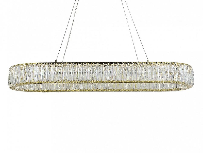 Люстра Newport CRYSTAL М0071033 цвет плафона/подвески Золото, Прозрачный, цвет арматуры Золото