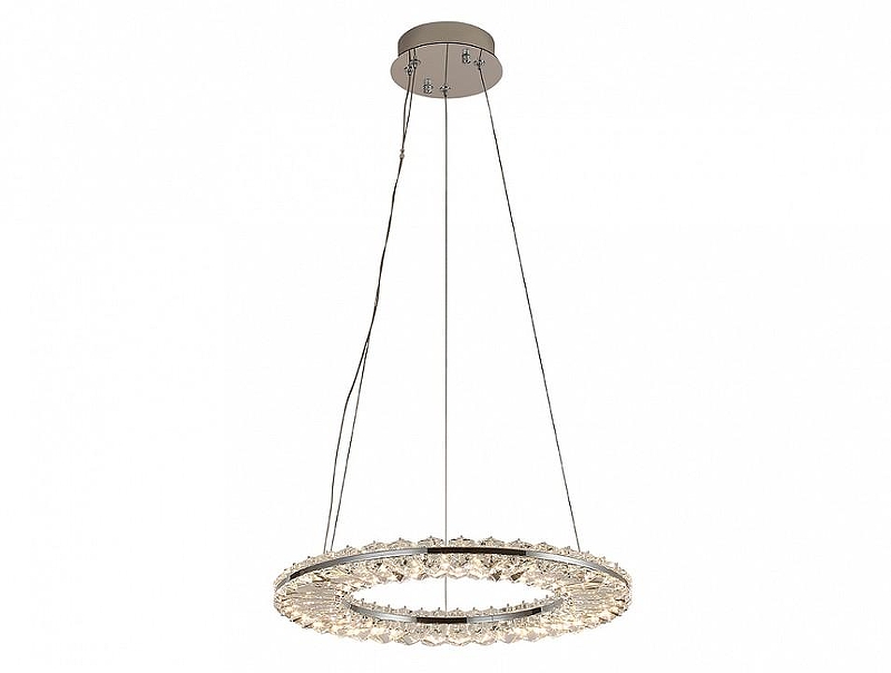 Люстра Newport CRYSTAL М0071038 цвет плафона/подвески Прозрачный, Хром, цвет арматуры Хром
