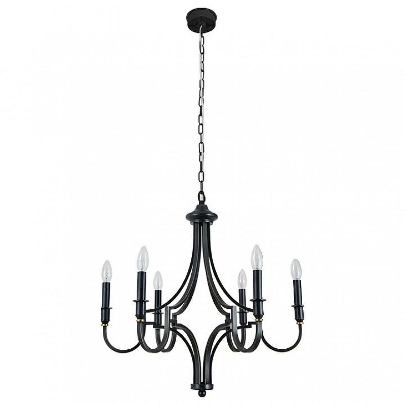 Люстра Newport DANIELA 3456/С black+gold цвет арматуры Золото, Черный