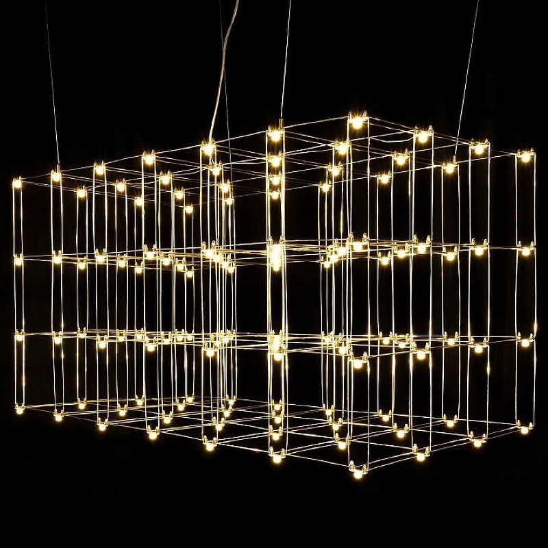 Люстра O-LUCE Cosmic ячейка 20 х 20 см 1094411-8 цвет арматуры Золото