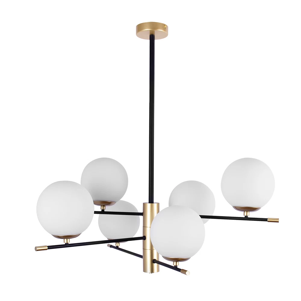 Люстра подвесная Arte Lamp Arkab E14 240 Вт 12 кв.м (A2225LM-6BK)