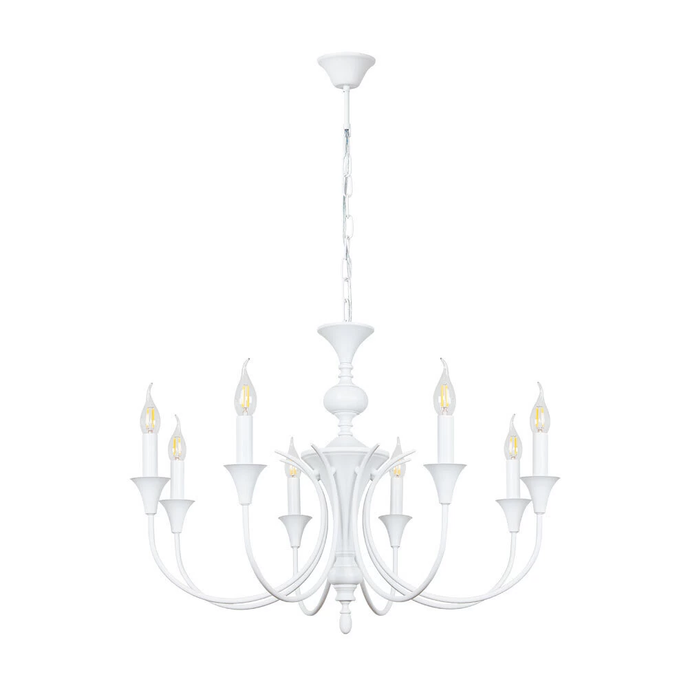 Люстра подвесная Arte Lamp Collinetta E14 320 Вт 8 кв.м (A4094LM-8WH)