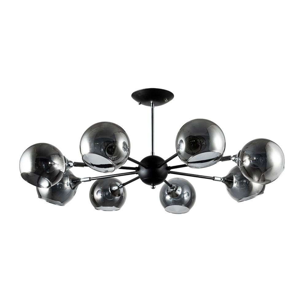 Люстра подвесная Arte Lamp Lagos E27 480 Вт 18 кв.м (A2708PL-8BK)