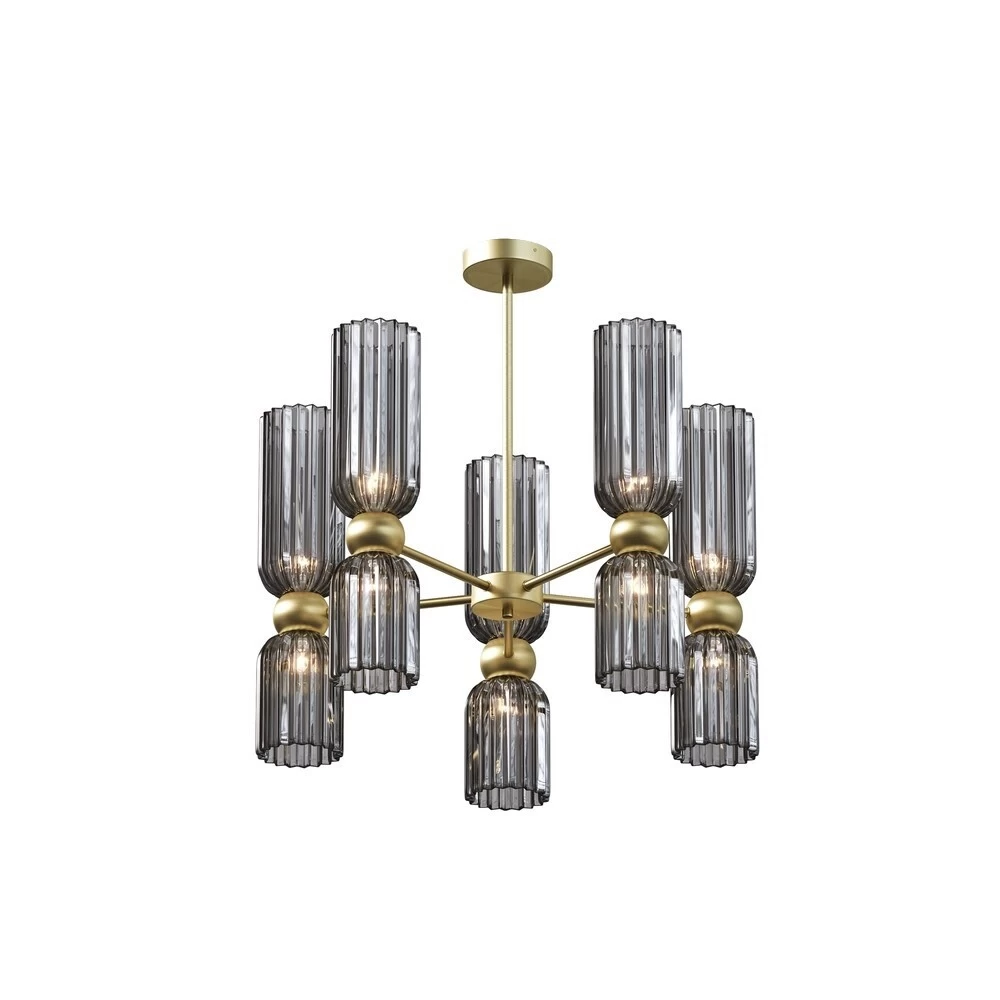 Люстра подвесная Maytoni Antic E14 400 Вт 20 кв.м (MOD302PL-10GR)