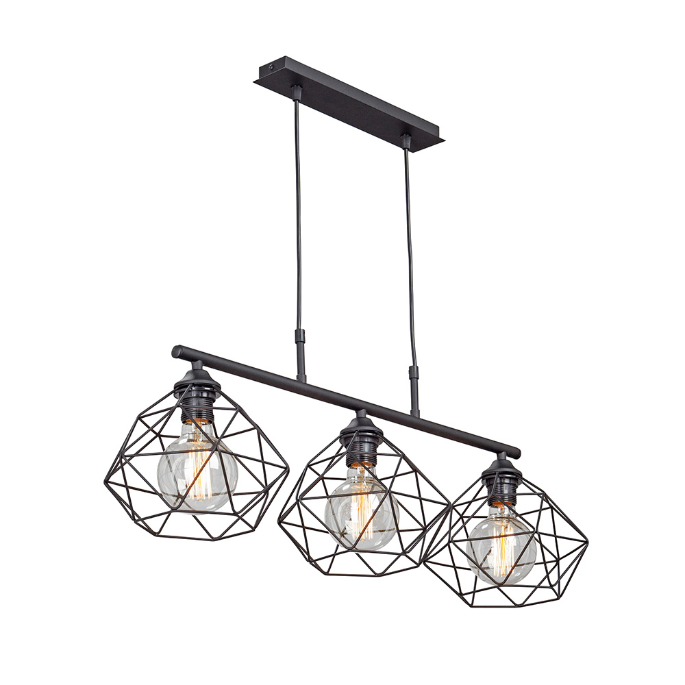 Люстра подвесная Vitaluce V4269 E27 120 Вт 9 кв.м (V4269-1/3S)